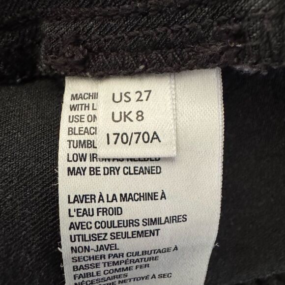 FREE PEOPLE WOMEN'S HIGH RISE DARK WASH JUST FLOAT ON FLARE JEANS SIZE 27 - Picture 6 of 8